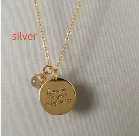 Personalized Projection Photo Necklace With Bar Necklaces Engraving Name