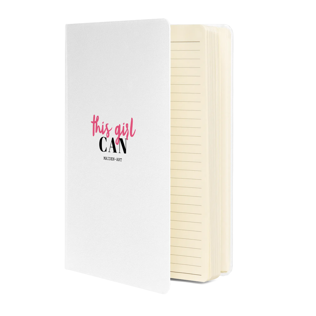 This Girl Can Hardcover bound notebook - JournalBook - stationery