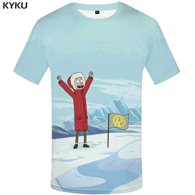Tokyo Ghoul T-shirt Men Ken Kaneki T-shirts 3d Graffiti Tshirt Printed Japan Tshirts Casual Blood Anime Clothes-16